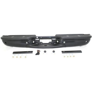 2001-2007 F-250 Pickup Super Duty Step Bumper, Steel, w/Rear Object Sensor.
