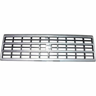 1989-1991 Chevy Blazer Grille, Silver Shell/Dark Gray - Classic 2 Current Fabrication