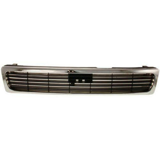 1992-1994 Nissan Maxima Grille, Chrome Shell/Black.