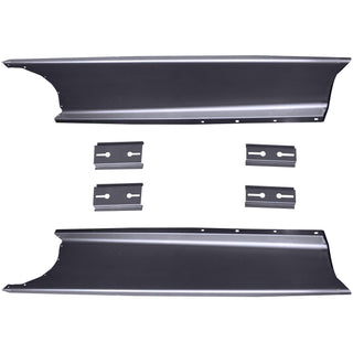 1941-1946 GMC 1/2 Ton Truck Smooth Running Board Set W/Adapters - Classic 2 Current Fabrication