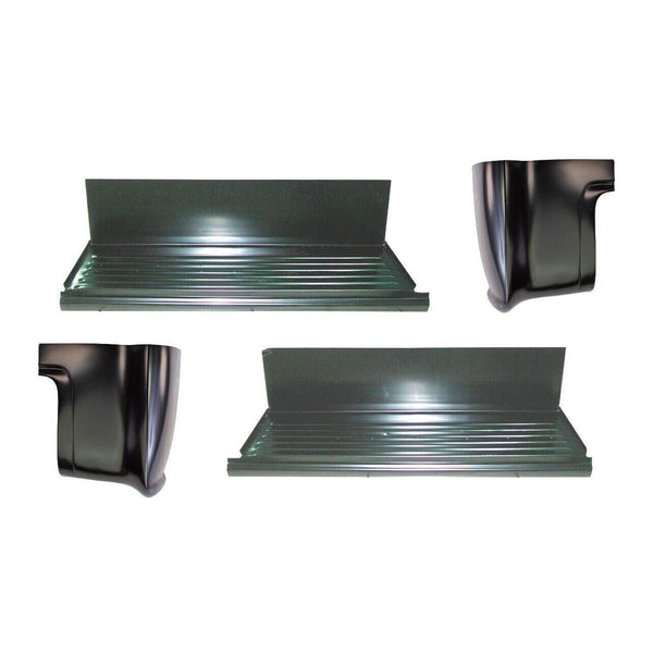 1955-1959 Chevy 2nd Series Pickup Outer Rocker Panel & Cab Corner Set.