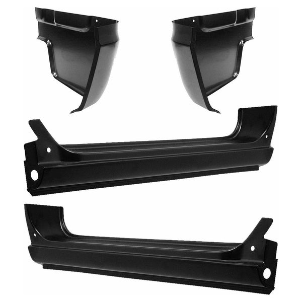 1967-1972 Chevy C/K Pickup Factory Style Outer Rocker Panels & Cab Corners Kit - Classic 2 Current Fabrication