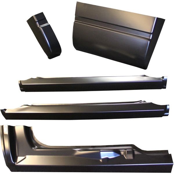 1996-1999 Chevy C/K Pickup 3 Door EXT CAB Outer Rocker Panels & Cab Corners 5PC Kit - Classic 2 Current Fabrication