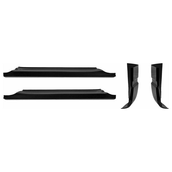 1988-1998 Chevrolet C/K Truck 2dr Slip-On Style Outer Rocker Panel & Cab Corners Kit.