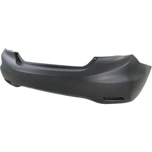 2013-2015 Honda Civic Rear Bumper Cover, Upper, Primed, 1.8L/1.5L Eng., Sedan-CAPA.