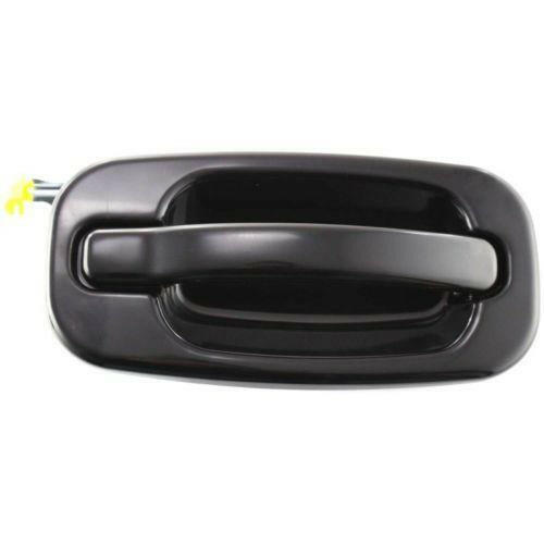 2000-2007 GMC Sierra Rear Door Handle RH, Outside, Black, W/o Keyhole.