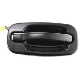 2000-2007 GMC Sierra Rear Door Handle RH, Outside, Black, W/o Keyhole.