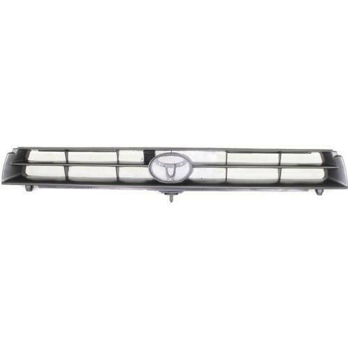 1992-1994 Toyota Camry Grille, ABS Plastic, Painted-Silver.