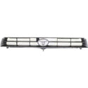 1992-1994 Toyota Camry Grille, ABS Plastic, Painted-Silver.