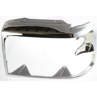 1992-1997 Ford F-250 Pickup Headlight Door LH, Chrome.