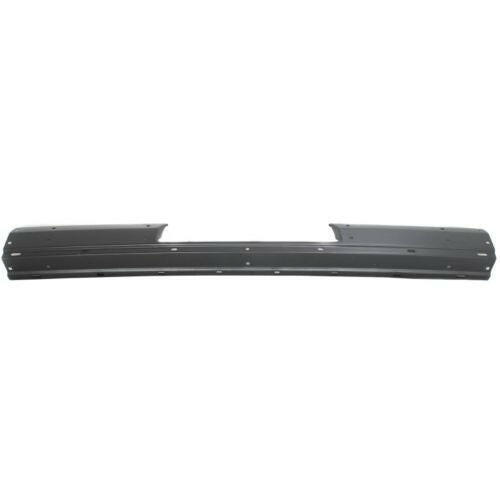 1987-1992 Nissan Pathfinder Step Bumper, Black, Steel, Center.