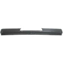 1987-1992 Nissan Pathfinder Step Bumper, Black, Steel, Center.