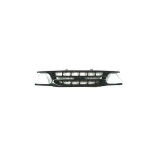 1995-1997 Ford Explorer Grille, Plastic, Matte Black, Limited Model.
