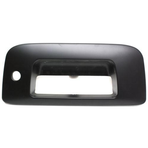 2007-2014 GMC Sierra Tailgate Handle Bezel, Primed, W/ Keyhole.