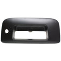 2007-2014 GMC Sierra Tailgate Handle Bezel, Primed, W/ Keyhole.