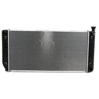 1992-1993 Chevy K2500 Suburban Radiator, 34x17, 2-row core, with EOC.