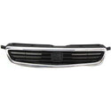 1996-1998 Honda Civic Grille, Chrome Shell/Black - Classic 2 Current Fabrication