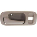 1995-1998 Honda Odyssey Front Door Handle LH, Inside, Beige, Plastic.