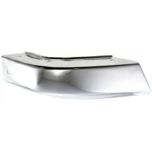 1996-1999 Nissan Pathfinder Front Bumper End RH, Chrome, w/o Flare Holes.