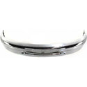 1997-1998 Ford F-250 Front Bumper, Chrome, 2WD Without Fog Light Hole.
