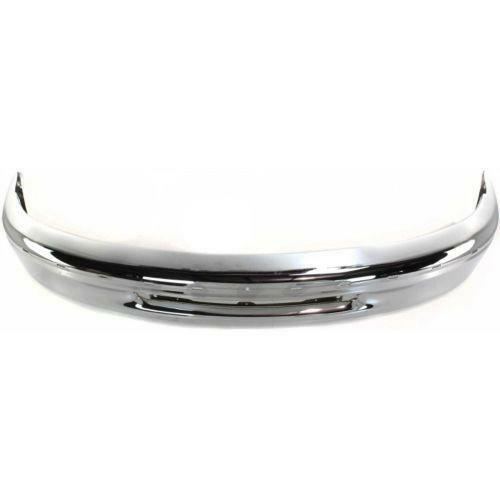 1997-1998 Ford F-150 Front Bumper, Chrome, 2WD Without Fog Light Hole.