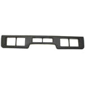 1993-1997 Ford F-350 Front Bumper Molding, Center, Black, XLT Model.
