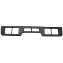 1993-1997 Ford F-250 Front Bumper Molding, Center, Black, XLT Model.