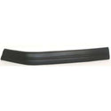 1993-1997 Ford F-350 Front Bumper Molding LH, Plastic, Black.