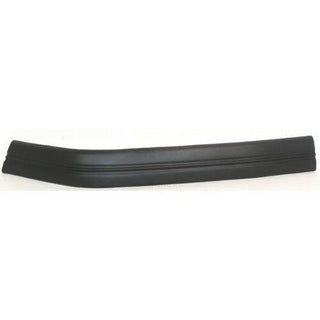 1993-1997 Ford F-350 Front Bumper Molding LH, Plastic, Black.