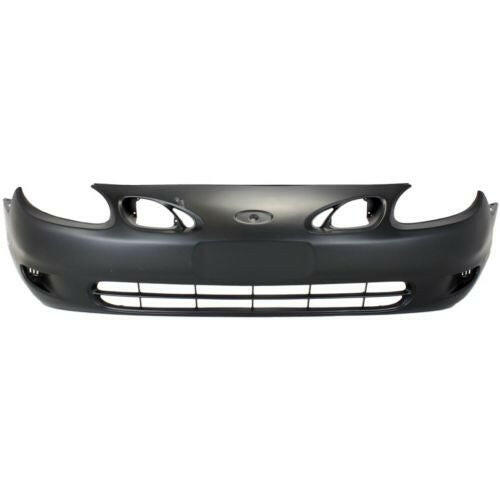 1998-2002 Ford Escort Front Bumper Cover, Primed, w/o Fog Lamps Hole, ZX2 Coupe.