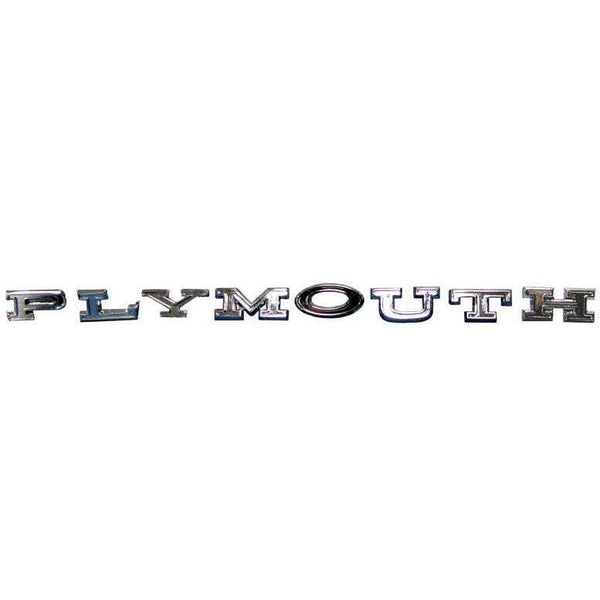 1970 - 1970 Plymouth GTX B-Body "Plymouth" Tail Panel Emblem.