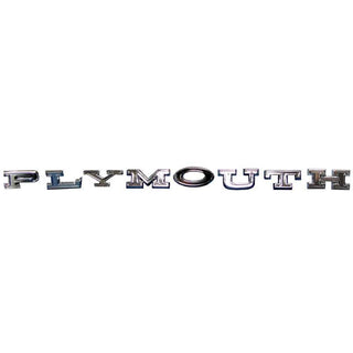 1970 - 1970 Plymouth Belvedere B-Body "Plymouth" Tail Panel Emblem - Classic 2 Current Fabrication