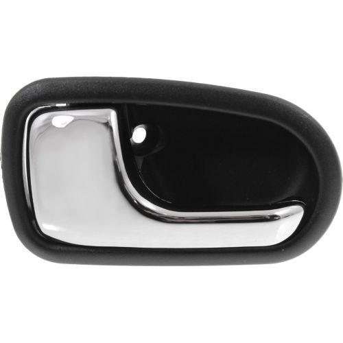 1995-2003 Mazda Protege Front Door Handle LH, Inside, Chrome + Black.
