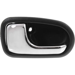 1995-2003 Mazda Protege Front Door Handle LH, Inside, Chrome + Black - Classic 2 Current Fabrication