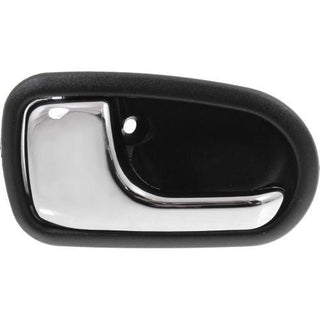 1995-2003 Mazda Protege Front Door Handle LH, Inside, Chrome + Black.