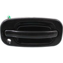 1999-2007 GMC Sierra Front Door Handle RH, Outside, Black, w/Keyhole.
