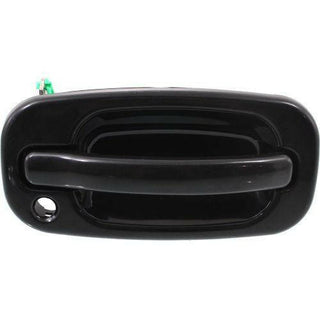 1999-2007 GMC Sierra Front Door Handle RH, Outside, Black, w/Keyhole.
