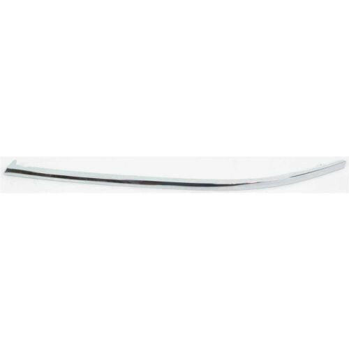 1998-2004 Audi A6 Quattro Front Bumper Molding LH, Chrome, Plastic.