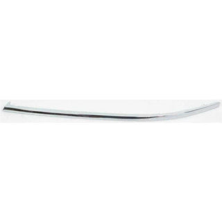 1998-2004 Audi A6 Front Bumper Molding LH, Chrome, Plastic.