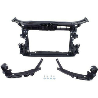 2009-2013 Audi A3 Radiator Support, Assembly, Black, Plastic, w/Steel.
