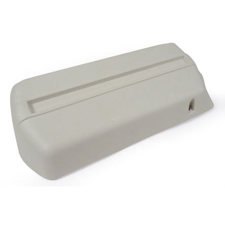 1968-1969 Chevy Camaro Armrest Base, White, LH.