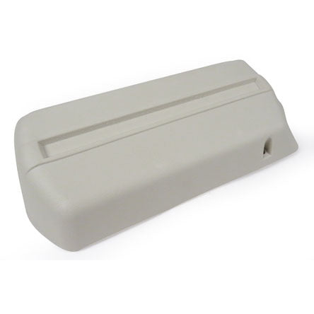 1968-1969 Chevy Camaro Armrest Base, White, LH - Classic 2 Current Fabrication