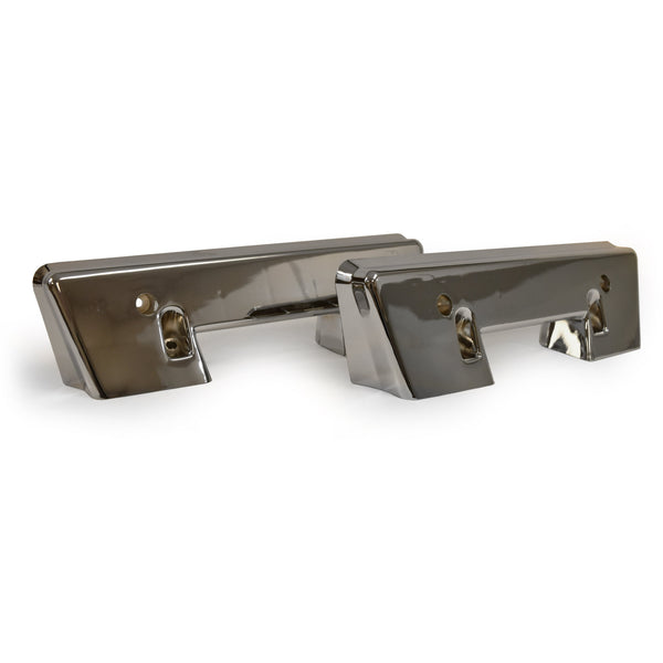 1964-1967 Chevy Chevelle Armrest Base, Chrome, Pair.