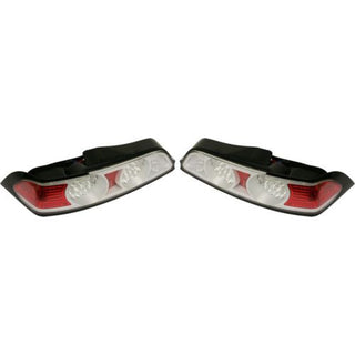 2005-2006 Acura RSX Clear Tail Lamp, Lens And Housing, Led, Titanium - Classic 2 Current Fabrication