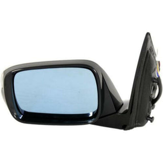 2007-2008 Acura MDX Mirror LH, Power, w/o Power Liftgate, w/Cover, Black.