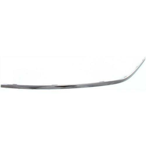 2002-2005 BMW 745Li Front Bumper Molding LH, Outer Cover, Plastic, Chrome.
