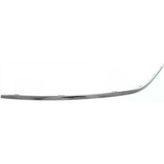2002-2005 BMW 745Li Front Bumper Molding LH, Outer Cover, Plastic, Chrome.