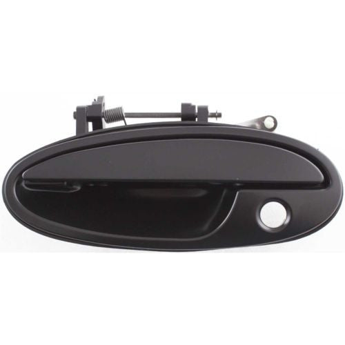 1995-1999 Buick Riviera Front Door Handle LH, Smooth Black, w/Keyhole - Classic 2 Current Fabrication