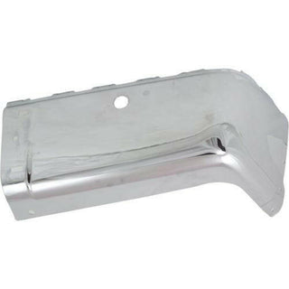 2007-2014 GMC Sierra 2500 HD Rear Bumper End RH, Chrome, w/Sensor Holes.