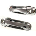 2002-2009 Dodge Full Size Pickup Front Door Handle Set, All Chrome, 2-dr 2-pc/set.